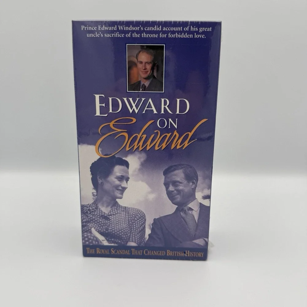 Edward on Edward (VHS, 1996) Prince Edward Windsor Royal Scandal Time Life Video